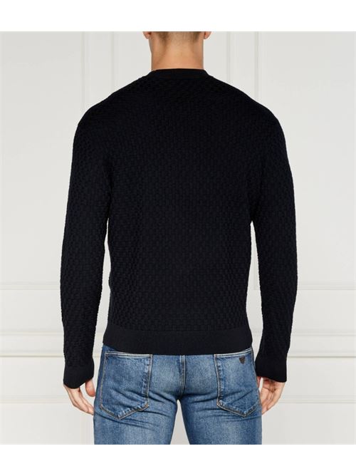 Blue wool sweater Emporio Armani | 6D1MXN 1MKCZ.F931